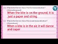 Class 6th English Lesson-1 Kite Question Answer ll Odia Medium 6th class english lesson 1 Kite Notes