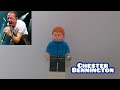 Custom LEGO CHESTER BENNINGTON from LINKIN PARK Minifigure (Tribute)