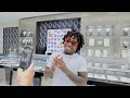 POLO G runs into JACQUEES dropping BAG at JEWELRY UNLIMITED