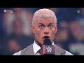 CODY RHODES ADDRESSES THE ROCK! 👀 WWE Raw, April 15 2024