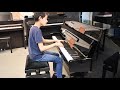 Alan Walker - Faded (piano cover) performed in Millers Music shop, Cambridge