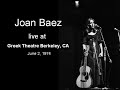 Joan Baez at Greek Theatre, Berkeley - 02.06.1974