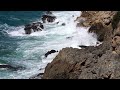 Crashing Ocean Waves for sleep and relaxation | Ocean Waves crashing on Rocks