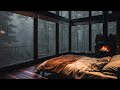Rain Sounds for Sleeping - Heavy Rain and Strong Thunder Relax for Quick Sleep and Improve Insomnia