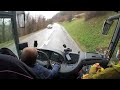 Mountain Bus Drive, France 4K