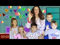 New Year's Eve Countdown Video for Children | 10 minute countdown for Kids | Patty Shukla