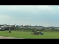 Duxford2009 take off and landings - ww2 Fighters