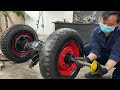 Antique Dump Truck Restoration Project //  P2- Completely Restores and Upgrades Dump Trucks Like New