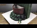 How to make waterfall with foam and cement is simple - Nyk Creation