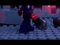 Batman Beyond vs. Spider-Man 2099 LEGO stop motion fight scene