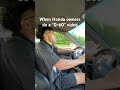 When Honda owners do a “0-60” video… 🚘💨 #shorts