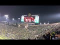 Shout, Oregon vs. Utah 11/19/2022