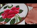 Painting tutorial for bed sheet design.