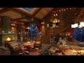 Cozy Winter Coffee Shop Ambience ☕ Relaxing Piano Jazz Instrumental Music For Studying, Working