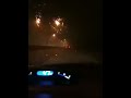 One Minute Driving In The Rain