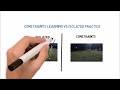 Constraints learning vs Isolated Practice