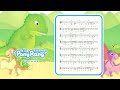미크로랍토르 공룡송 (동요 피아노 악보) - 나는야 공룡 동요 - Nursery rhyme piano sheet music - PonyRang TV Kids Play