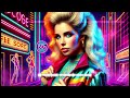 Electro Gaze: 80s Futuristic Synthwave Diva 🌟🎶