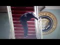 Biden Falls Up the Stairs