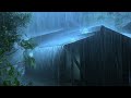 Sleep Instantly with Heavy Rain & Terrible Thunder at Night - Rain Sounds on a Tin Roof for Sleeping