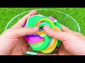 The Real looking Cocomelon in Mini Hearts. Mixing ASMR Rainbow Slime