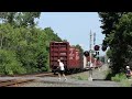 CSX M620, over 450 axles long, westbound at Voorheesville, NY on 7/20/23