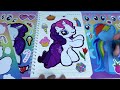 [ToysASMR] Decorate With Sticker Book Dress Up My Little Pony Fluttershy,Pinkie Pie,Twilight Sparkle
