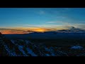 Time-Lapse Sunset from Little Cottonwood Canyon Utah