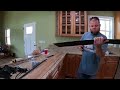 How to install a toilet flange! Plus finishing up the bathroom flooring! #543