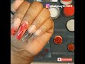 Giveaway details | New nail art video| Watch me do my own nails