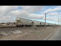 BNSF/GECX C44-9W 4573 Leads A Manifest With A Horn Salute In El Paso Texas 1-24-2023