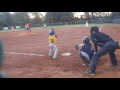 Alex (8yr) playing 14u baseball with big brother's team