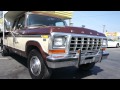 1979 Ford F-350 Ranger XLT Camper Special Super Cab Xtra