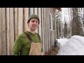 Building a Beautiful Stone Fireplace | Cabin Hearth Build | Off-Grid Alaska
