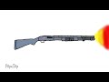 pump action shotgun