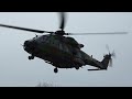 NH90 LANDING & TAKEOFF FROM A PARKING !!