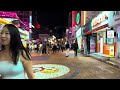 [4K] Saturday Night, Walking in Hongdae Streets - Street Fashion - Walking Tour SEOUL KOREA 2024