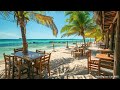 Bossa Nova Outdoor Seaside - Smooth Ambience Coffee Shop Jazz Music, Ocean Wave for Deep Sleep Relax