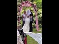 Bride faints twice