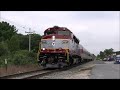 MBTA GP40MC 1129 heritage locomotive first runs on CapeFlyer!