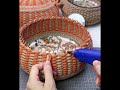 HOW TO HANDMADE PUMPKIN STORAGE BASKET #craft #handmade #weaving