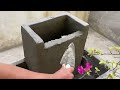Waterfall DIY - GARDEN DECORATION - How to build a small waterfall