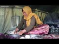 Organic Mountain Village Life | Shepherd Mother Cooking| Shepherd Food| Village life of Afghanistan