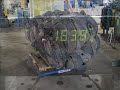Tire Baling with Hydraulic Tire Baler REC7242 TB