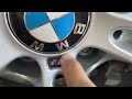 Replacing original BMW wheel caps to Black & White ones.