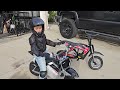 Hiboy Dk1 vs MX 350 Razor electric kids dirtbikes.