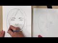 Self-portrait drawing 3-5th grade