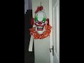 The Range hanging animated talking clown head / demo