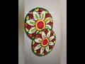 1 fit rangoli mat design /#rangolimar #readyrangoli #rangolibydhanshrimate