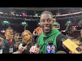 Jrue Holiday Reacts to Hornets Naming Charles Lee Head Coach | Celtics Pregame